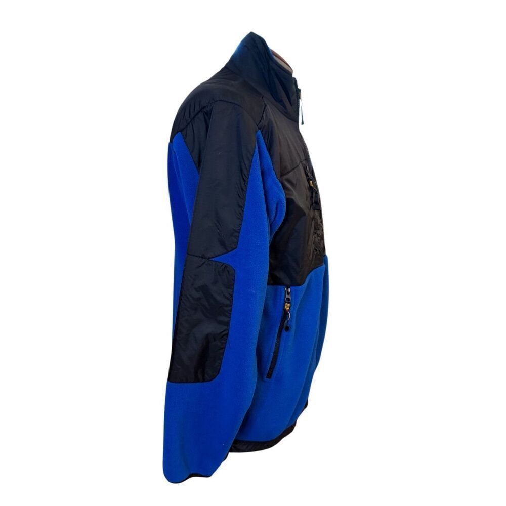 NASCAR Fleece Jacket By Essex Vintage Size M Blue/Black Full Zip Racing - Picture 5 of 8